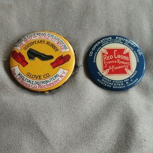 Vintage purse size mirrors